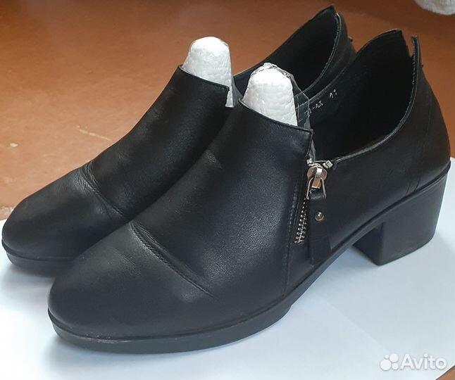 Ботильоны из натуральной кожи