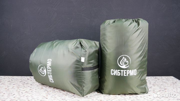 Спальник-одеяло с капюшоном 