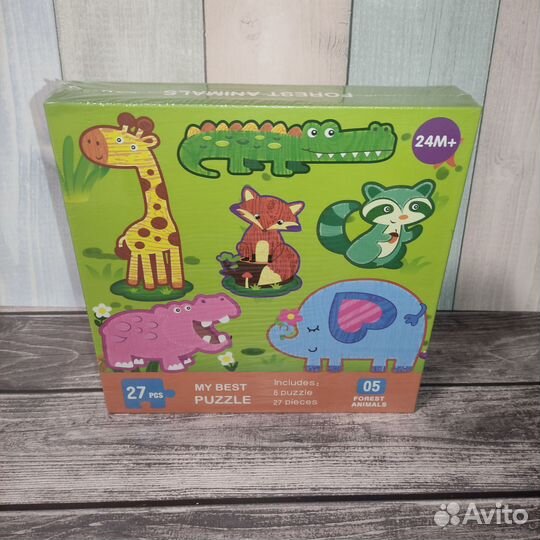 Новые макси пазлы плотный картон