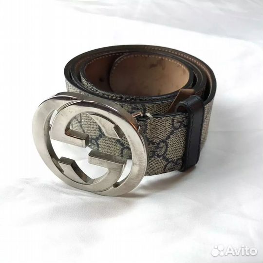 Gucci gg supreme ремень
