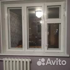 Рамы оконные 3-х створчатые двойные деревянные