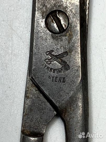 Ножницы портновские старинные с клеймами