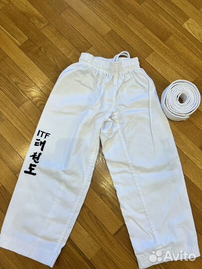 Форма для тхэквондо, детская, 110-120 рост