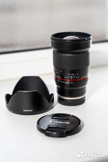 Samyang Optics Объектив Samyang 24mm f/1.4 ED AS I