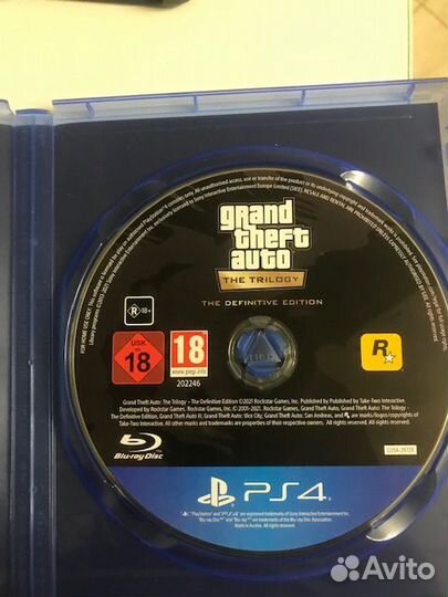 Игровые диски на ps4