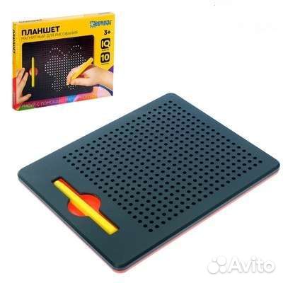 Планшет магнитный 380 отверстий, цвет чёрный