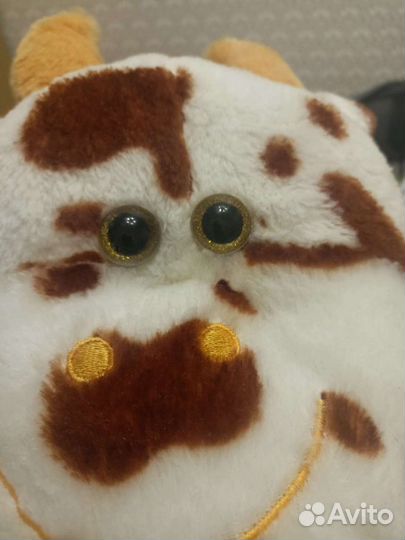 Глаза для игрушки. Цвет - золото. 2см