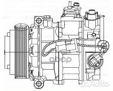 Компрессор кондиционера land rover renge rover