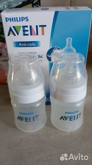 Бутылочки avent 2 шт. 0+
