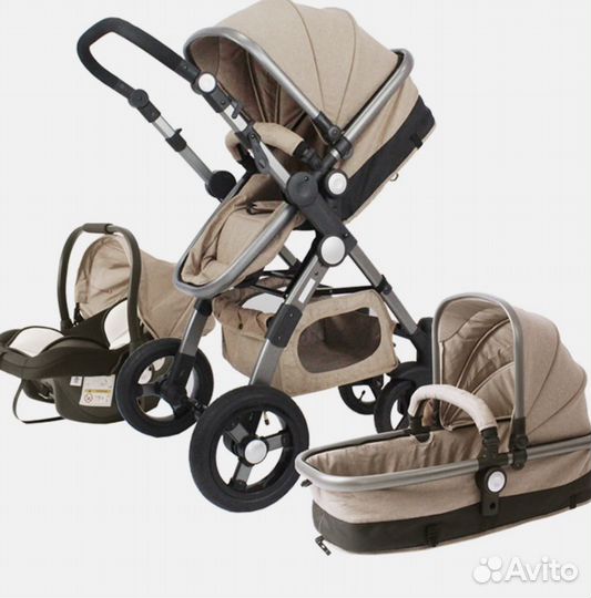 Коляска luxmom 3 в 1 600G