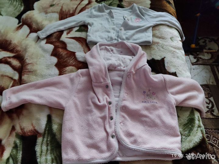 Детские вещи пакетом на девочку от 0 до года