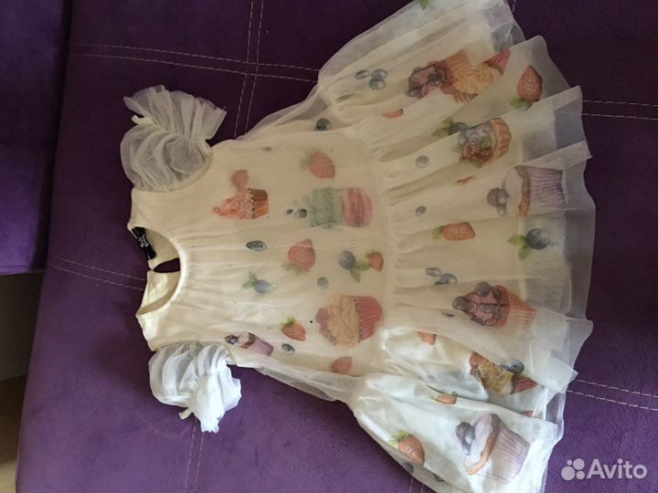 Платье на девочку 92