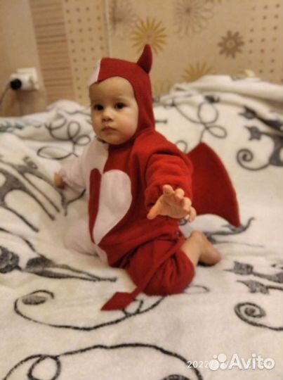 Карнавальный/новогодний костюм чёртика, 68 см