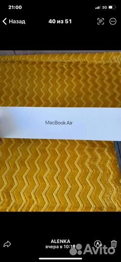 Apple MacBook air 13 2020 m1 8gb 256