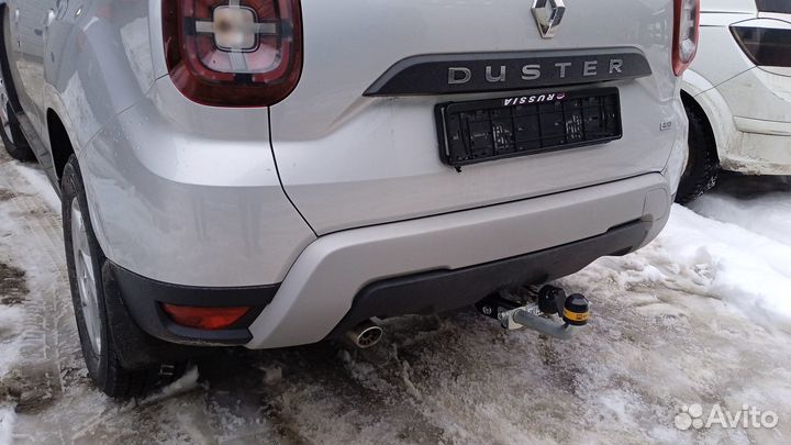 Фаркоп с оцинкованным шаром на Renault Duster ll