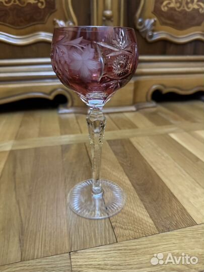 Фужеры цветной хрусталь германия