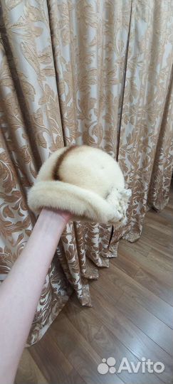 Шапка норковая женская