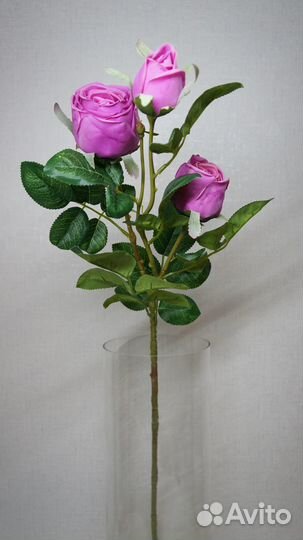 Искусственные цветы розы для декора