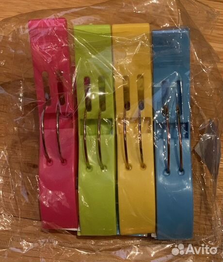 Комплект больших прищепок для пляжа и полотенец