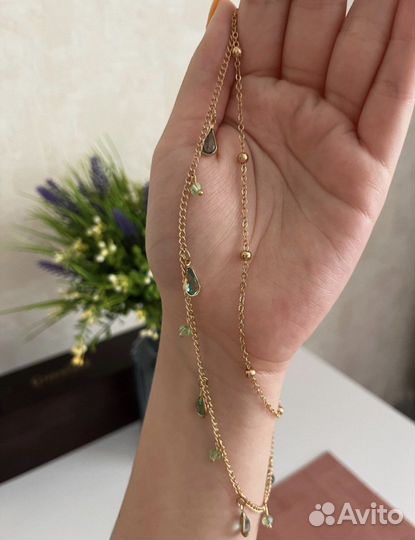 Чокер подвеска украшение новогоднее бижутерия