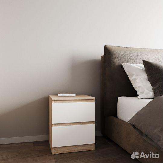 Тумба Stern 2-951ge дуб сонома прикроватная