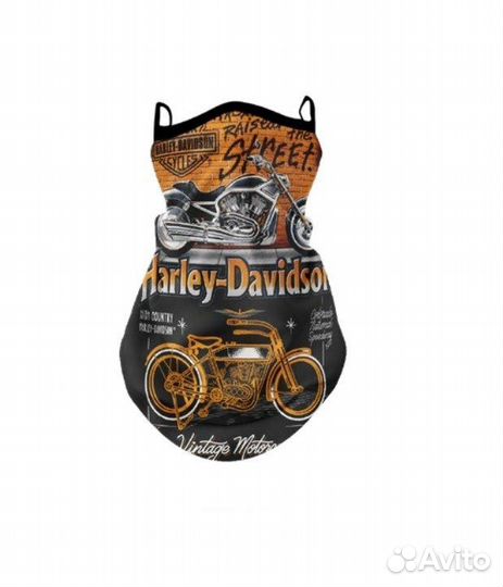 Маска баф Harley Davidson для мотоцикла на мото