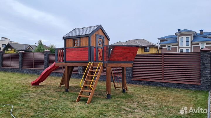 Детская горка собственного производства