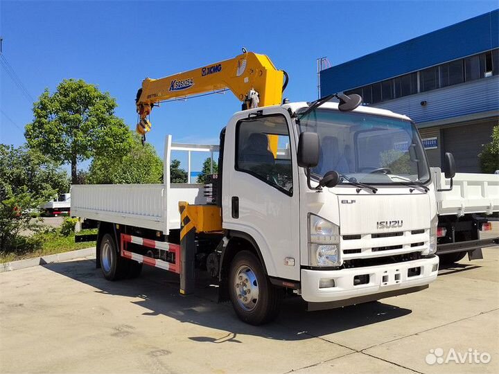 Isuzu Elf с КМУ, 2024