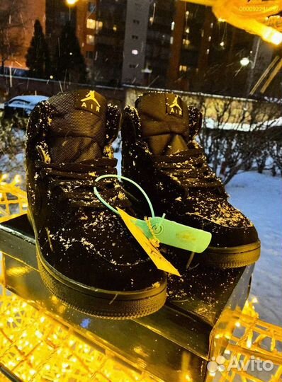 Кроссовки Nike Air Jordan тёплые (Арт.47216)