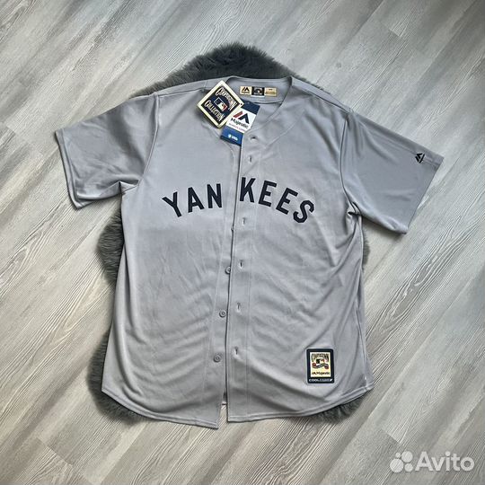 Винтаж Джерси Yankees Cooperstown majestic XL