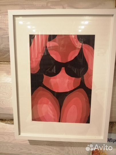 Картина акварель акрил