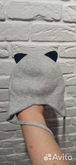 Шапка для девочки демисезонная