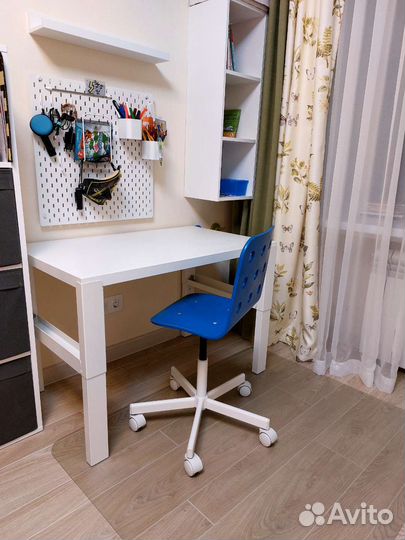 Стул IKEA Jules и защита пола IKEA Kolon