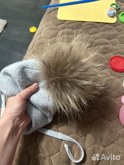 Шапка детская зимняя для девочки 48-50