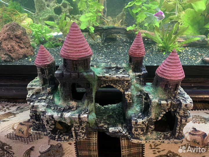 Замок грот декор для аквариума