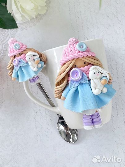 Набор кружка+ложка