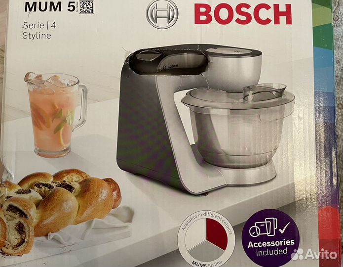Кухонный комбайн bosch mum 5 новый с аксессуарами
