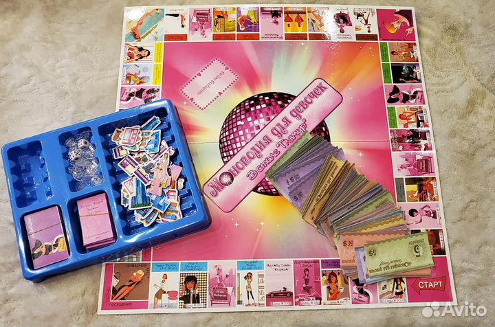 Настольная игра Монополия для девочек 6+