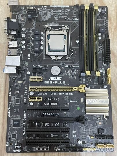 Комплект B85 plus + core i5 4570 и 8 гигабайт озу