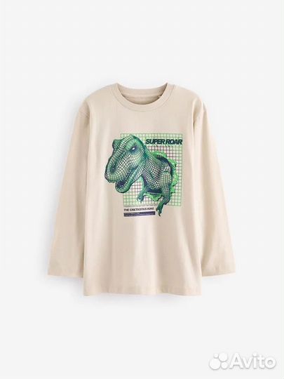 Лонгслив 98 см(2-3 года) для мальчика next,3 шт