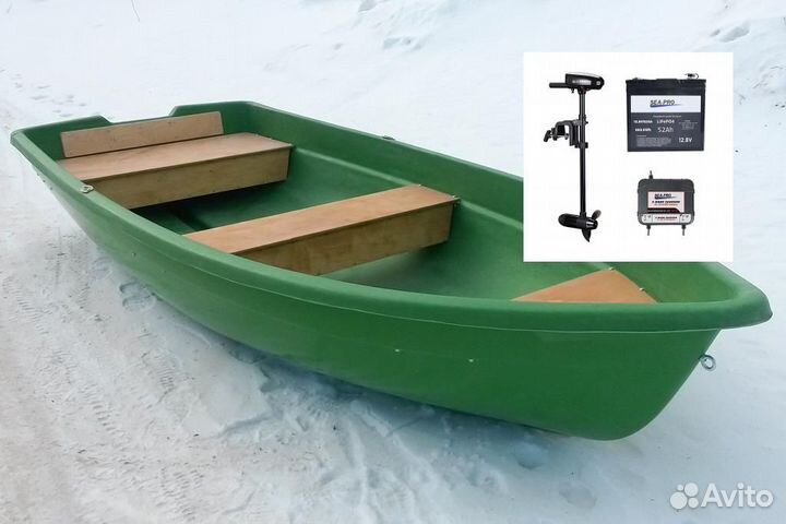 Моторно-вёсельная лодка Тортилла-4 Эко Sea-Pro T24