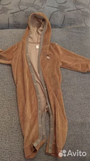 Велюровый комбинезон 74