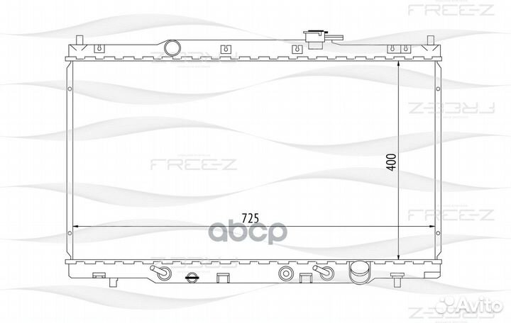 Радиатор KK0240 free-Z