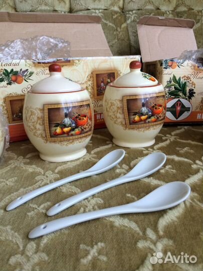 Набор банок для сыпучих продуктов + кружка