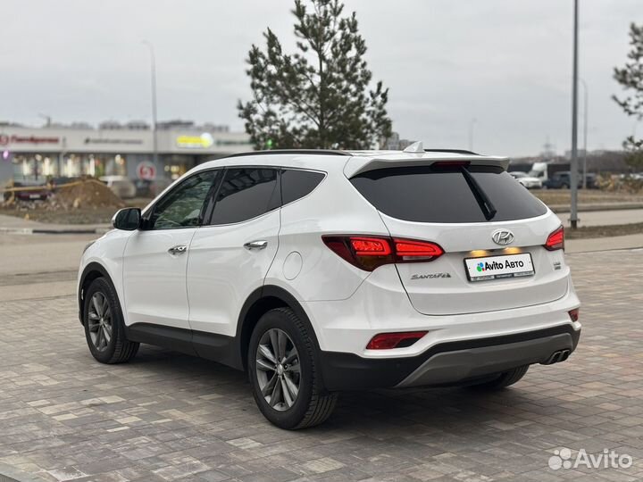 Hyundai Santa Fe 2.2 AT, 2018, 78 353 км