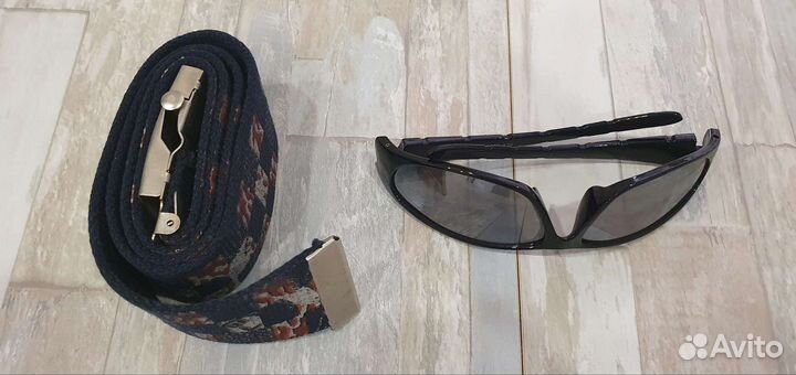 Солн.очки детские, ремень,мешок сменка.Цена за всё