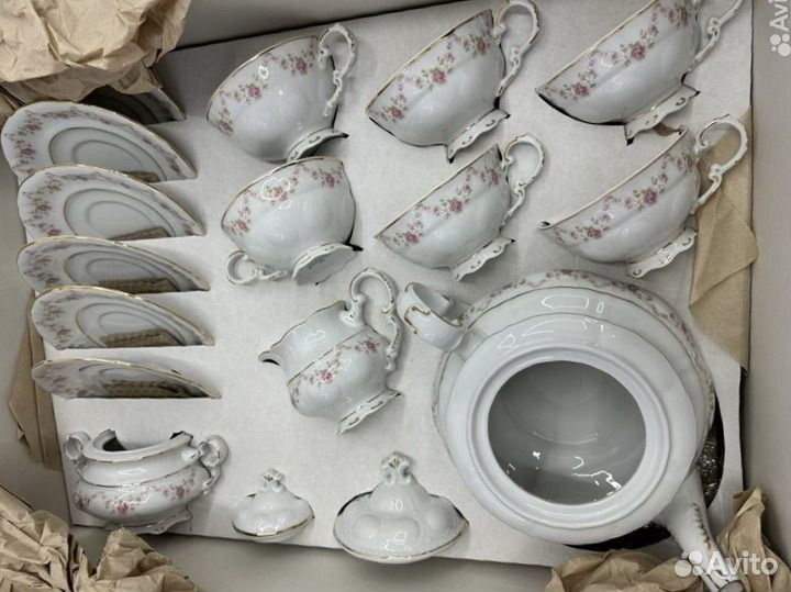 Чайный сервиз новый leander чехия фарфор