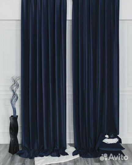 Бархатные шторы Богема готовые