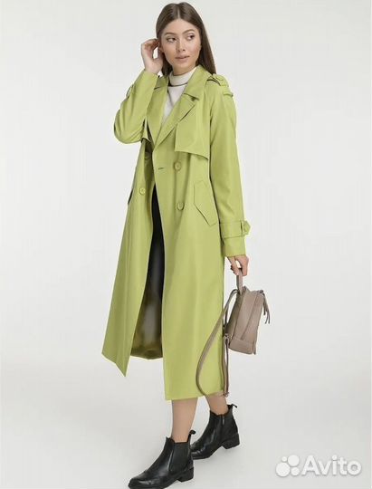 Пальто тренч женское 44