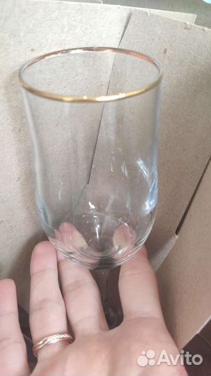 Набор новых фужеров для шампанского (6 штук)